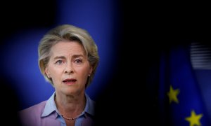 La presidenta de la Comisión Europea, Ursula von der Leyen, durante una conferencia de prensa sobre la crisis energética, en Bruselas, a 7 de septiembre de 2022.