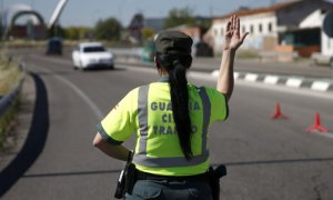 Fotografía de archivo de una agente de Guardia Civil.