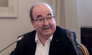 El ministro de Cultura y Deporte, Miquel Iceta, durante la V Comisión Interministerial para el Desarrollo del Estatuto del Artista.