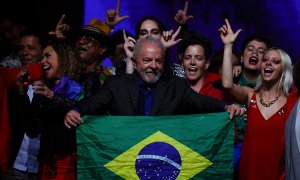 Lula da Silva, en un acto de campaña este 27 de septiembre de 2022 en Sao Paulo.