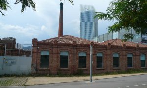 L'antiga fàbrica tèxtil Godó i Trias, a l'Hospitalet.