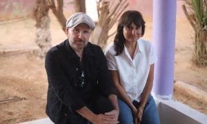 Juan Aguirre y Eva Amaral, presentes en los campamentos de refugiados saharauis en Tinduf (Argelia).