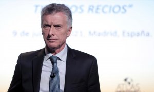 El expresidente de Argentina Mauricio Macri posa durante la inauguración del XIV Foro Atlántico