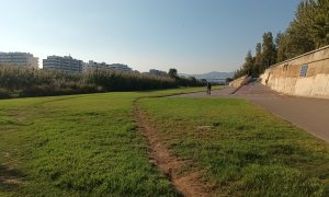 17/10/2022 - Una imatge del Parc Fluvial del Besòs.