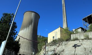 2019/ La torre de refrigeració de l'antiga central tèrmica de Cercs.