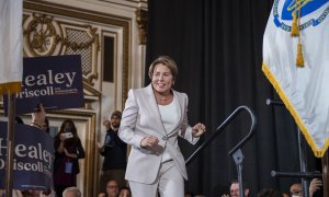 La gobernadora electa por Massachusetts, Maura Healey, este martes.