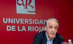 El periodista español Ignacio Cembrero en una imagen de 2017 en la Universidad de La Rioja.