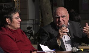 11/2022 - Núria Benach i Manuel Delgado en una presentació del llibre 'Márgenes y umbrales'.