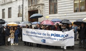 Inspectores de Hacienda manifestación