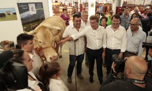 Feijóo y Mañueco visitan en Salamanca la Feria agropecuaria SALAMAQ