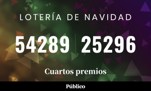 Cuartos premios de la Lotería de Navidad 2022.