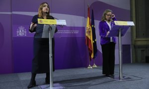 Ángela Rodríguez y Victoria Rosell comité de crisis