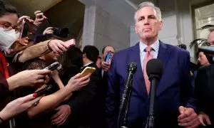 El congresista republicano por California, Kevin McCarthy, candidato a presidir la Cámara de Representantes de Estados Unidos.