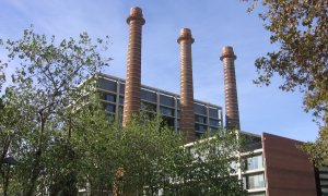 Parque de 'Les Tres Xemeneies', en Barcelona.