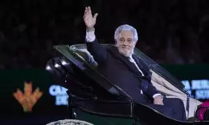 El tenor Plácido Domingo durante un evento en Sevilla,  a 17 de noviembre de 2022.