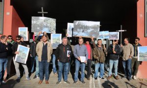 una protesta del mes de novembre a Lleida, en la qual els pagesos demanaven cobrar els ajuts pel temporal 'Filomena'.