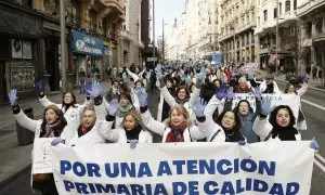 Protestas médicos