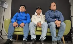 De izquierda a derecha: Luis Antonio Díaz, Zenón Gallegos y Alejandro Chirinos.