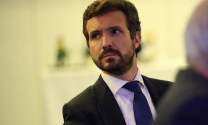 El expresidente del PP Pablo Casado en una imagen tomada el pasado mes de marzo.