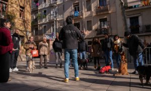 03/2023 - Imagen de un taller de educació canina organizado por el Ajuntament de Barcelona.