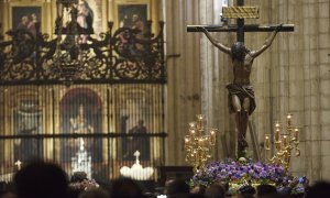 El Cristo de las Almas, de la Hermandad de los Javieres