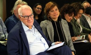 Ernest Maragall i Elisenda Alamany a la Jornada Municipalista d'ERC Barcelona de finals de 2022