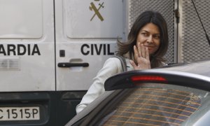 26/06/2015 Lucía Figar declara en la Audiencia Nacional el 26 de junio de 2015 por el 'caso Púnica'