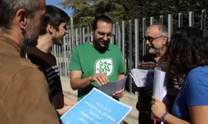 16-3-2023 Membres de la plataforma l'Aigua és Vida presenten la campanya de propostes per moderar el consum d'aigua