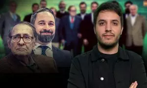 Ilustración de Ramón Tamames y Santiago Abascal. Chema Molina repasa los motivos que pueden estar tras la moción de censura de Vox