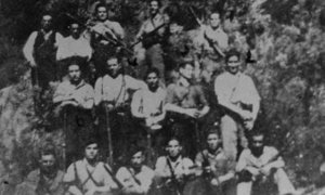 Miembros de la Federación de Guerrillas de León-Galicia.