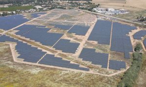 Planta solar de San Antonio, de Endesa, en Huelva.