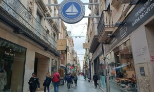 03/2023 - El carrer del Mar de Badalona.