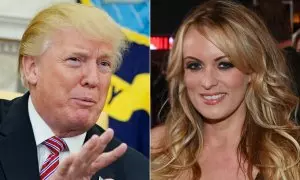 Donald Trump y Stormy Daniels