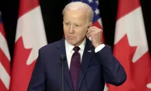 El presidente de los Estados Unidos, Joe Biden, en una rueda de prensa en Canadá el pasado mes de marzo.