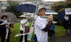 23/04/2023 manifestación contra los parques eólicos en galicia