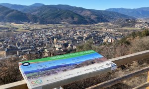 03/03/2022 - Mirador del Pla de les Forques amb la Seu d'Urgell al fons.