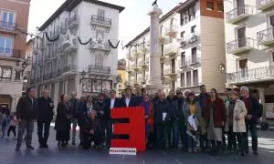 Los componentes de la Federación de la España Vaciada, en el día de su creación. España Vaciada