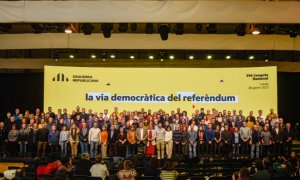 Els dirigents republicans amb alguns dels principals candidats a les eleccions municipals.