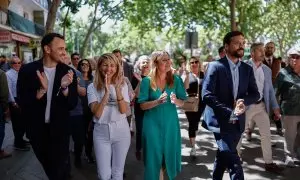 Roberto Sotomayor, Yolanda Díaz, Alejandra Jacinto