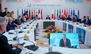 Líderes internacionales asisten a la cumbre del G7 en Hiroshima (Japón), a 20 de mayo de 2023