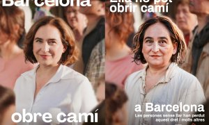 La candidata de Barcelona En Comú, en la campanya d'Arrels Fundació