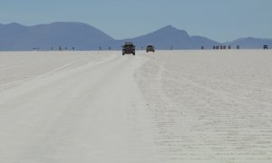 Una vista general del salar de Uyuni, en el sur de Bolivia, en una imagen de archivo