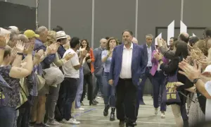 28-5-2023 Junqueras admet que els resultats del 28-M no són els que voldria però reivindica ERC com el partit amb més regidories