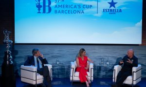 Presentación en Barcelona de Estrella Damm como patrocinadora de la 37ª America's Cup de vela