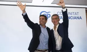 Núñez Feijóo y Carlos Mazón