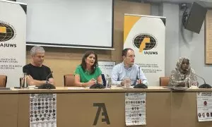 Rueda de prensa de IAJUWS (Asociación Internacional de Juristas en apoyo al Sáhara Occidental)