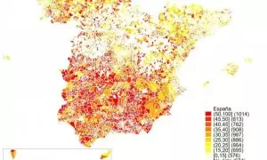 Mapa pobreza infantil en España 2021