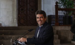 El 'president' de la Generalitat valenciana, Carlos Mazón, anuncia la composición del Consell de la XI Legislatura, en el Palau de la Generalitat, a 19 de julio de 2023 en València