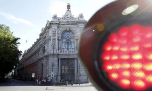 Imagen de archivo de la fachada del Banco de España.