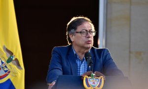 04 de julio de 2023, Colombia, Bogotá: El presidente colombiano Gustavo Petro habla durante un evento que marca el Día Nacional de la Libertad Religiosa. Foto: -/LongVisual vía ZUMA Press Wire/dpa Fecha: 07/04/2023.